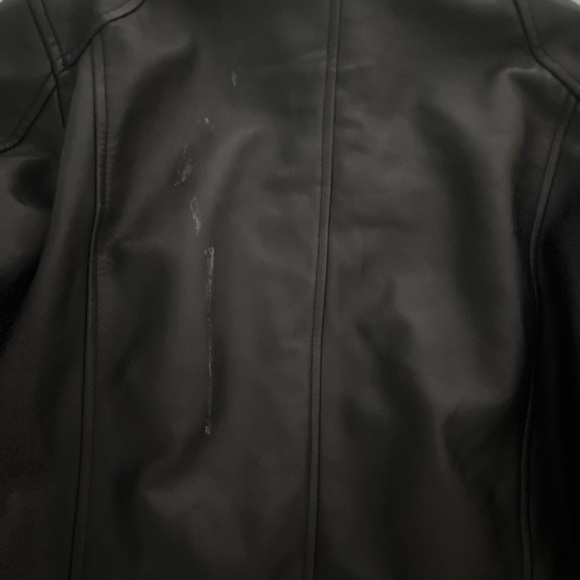 The Leather Factory Men's Vintage Motorcycle Biker Leather Jacket - Picture 10 of 11